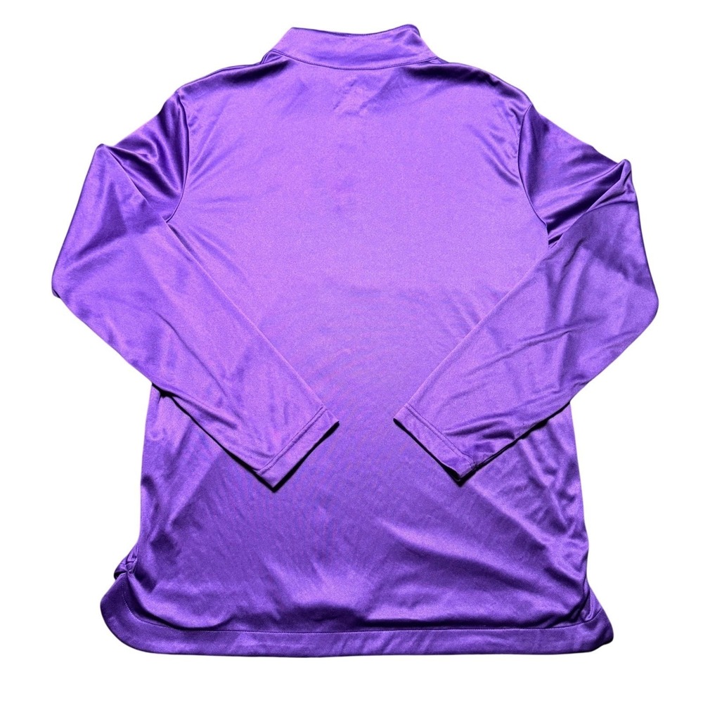 Fanatics Minnesota Vikings Purple 1/4 Zip Pullover Long Sleeve Mens Large - Picture 4 of 4